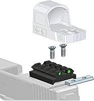 Vista 2 de TuFok Placa de montaje para instalar pistola de punto rojo - 4 ranuras