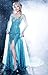 Snow Queen Princess Dress Women adult Fancy Party Dress Up Halloween Cosplay Costume (elsa1,L)