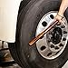 RoadPro RPTT2 18-Inch Weighted Wood Tire Thumper Safety Stick Big Rig Tire Pressure Fish Bat, Brown