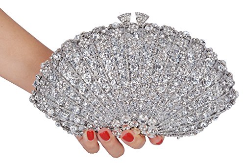 Image of MOSSMON Crystal Clutch Women Luxury Rhinestone Evening Bag