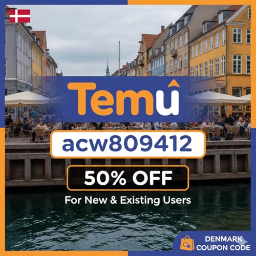[BesT] ⪼ Denmark Temu Coupon Code [{"acw809412"}] 50% off For New & Existing User cover art