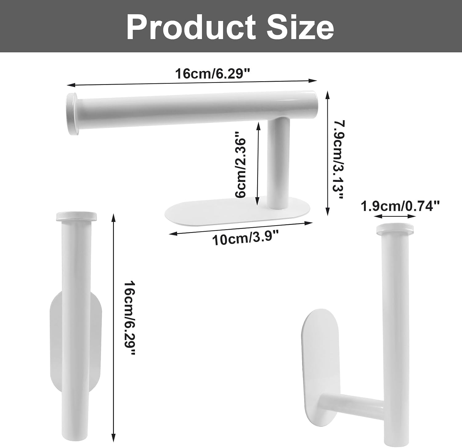 2 Pcs Adhesive Curtain Holdbacks, No Drill Metal Curtain Tie Backs Holders Self-Adhesive Hooks, Pull Backs for Windows and Doors/Drapes(White)