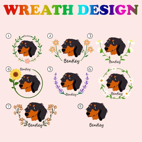 DILYPOD Embroidered Dog Mom Sweatshirt, Personalized Pet Lover Gift, Custom Shirt for Mothers Day Christmas Birthday Memorial2