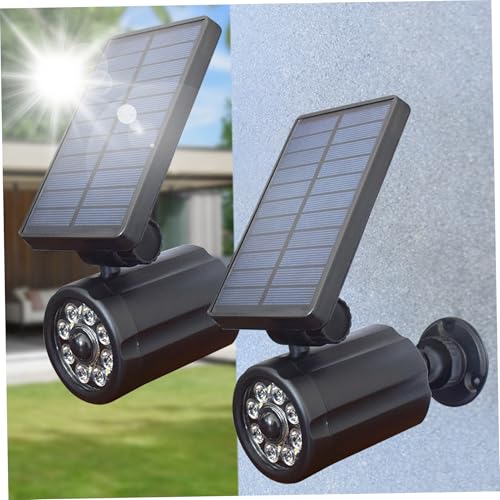 Projecteur solaire infrarouge à 3 modes avec fixation murale orientable