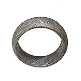 Handcrafted Meteorite Ring, 7.8mm Width, Natural Westenden Pattern, Altai Iron (Size: 10)