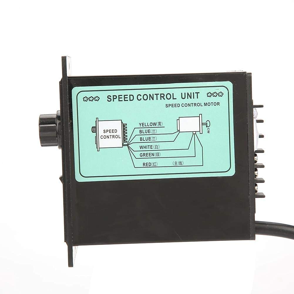 Motoriduttore Elettrico 220V 40W Con Regolatore Di Velocità - Monofase A 68 Giri/min Con Ingressi In Lega Di Alluminio