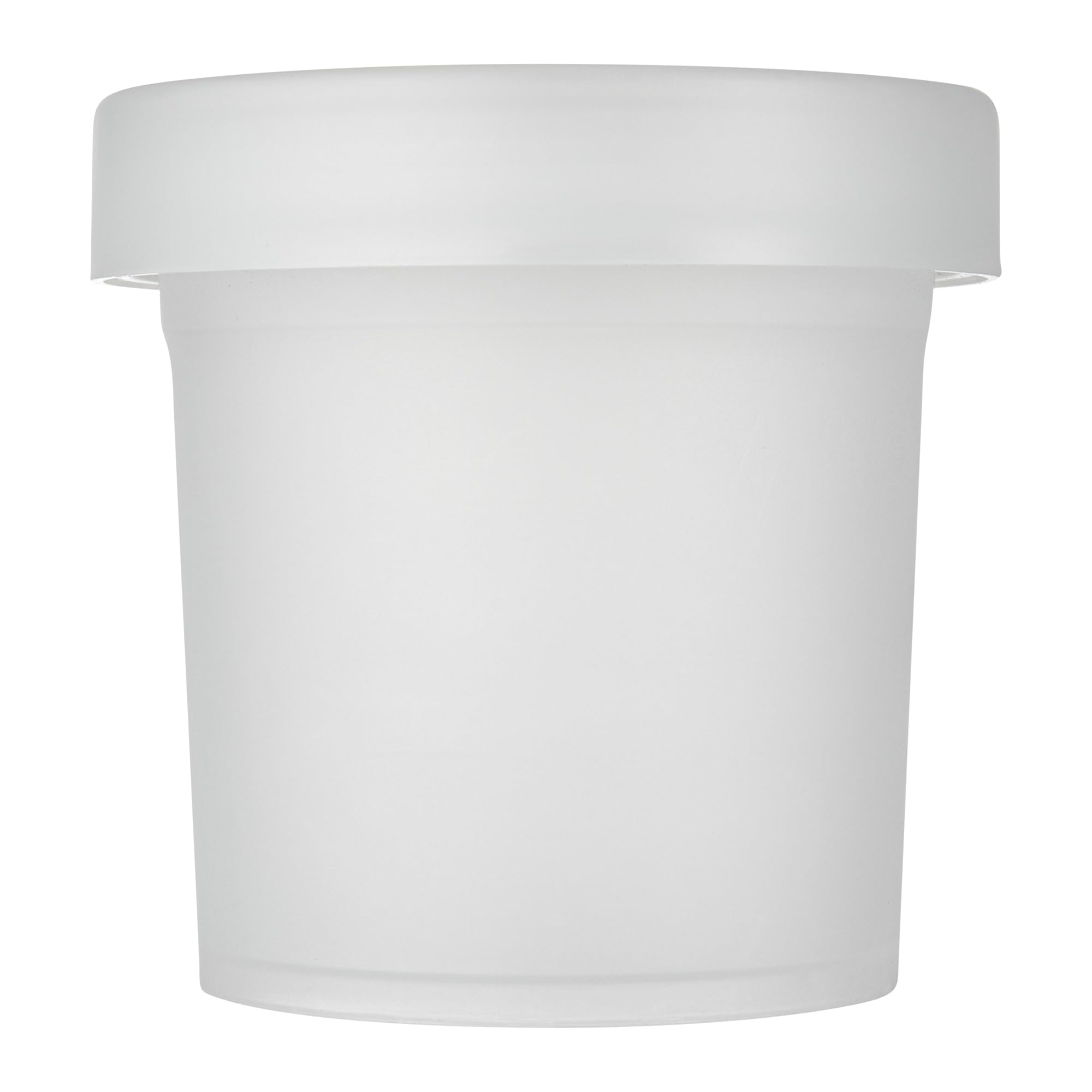 Restaurantware - Mini tazas de postre redondas de 10 onzas, 100 tazas desechables para pudín con tapas, duraderas, apilables, tazas de parfait de plástico transparente con tapas, para llevar postres y
