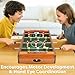 Foosball Table - 20-Inch Mini Soccer/Football Table Game for Arcade, Game Room, and Mancave - Set Includes Two Balls and Score Keeper by Hey Play
