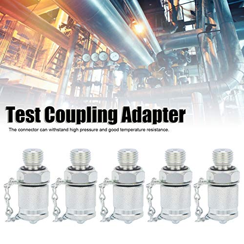Image of Hydraulic Test Adapter, Hydraulic Pressure Test Coupling Kit, Hydraulic Testing Coupling Adapter for Pressure Measuring (M14*1.5)