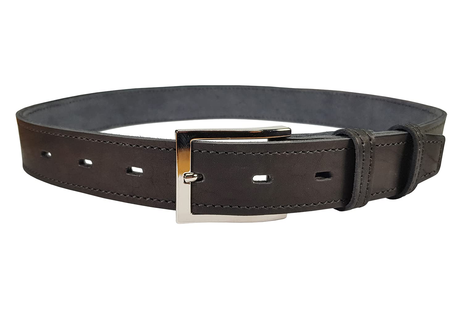 VlaMiTex Cintura per Armi Cintura Fondina Larga 40 mm in Pelle