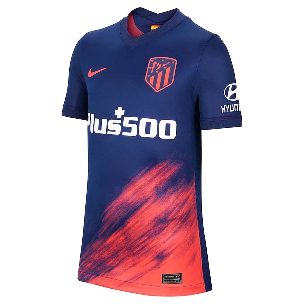 Nike Atletico Madrid, Stagione 2021/22, Attrezzatura da Gioco, Maglia Away Maglia Bambini e Ragazzi