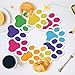 30 Pcs Disposable Dog Paw Print Placemats, Colourful Cartoon Decorative Placemats for Birthday Party Table Setting Supplies Decoration