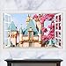 Produktbild Mddjj 3D Stereo Fensteransicht gefälschte Fenster Märchen Blau Schloss Kindergarten Wandaufkleber Landschaft Diy Wohnzimmer Poster Wandbild Wohnkultur Kinderzimmer