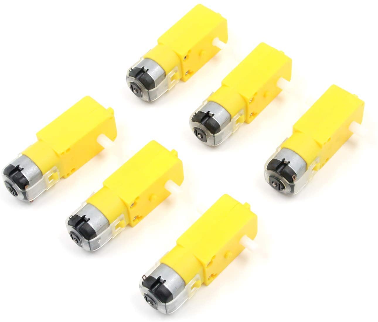 Super Debug 6Pcs Gear Motor Dual Shaft for Smart Car Robot Arduino (Pack of 6) (B09NMJW4Q2) Amazon Price History, Amazon Price Tracker