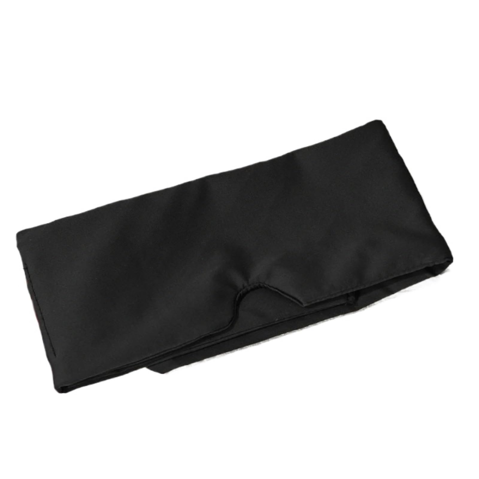 Gewichtete Augenmaske Beschwerte Schlafmaske for Männer und Frauen, die nach Hause reisen(Black ice silk)