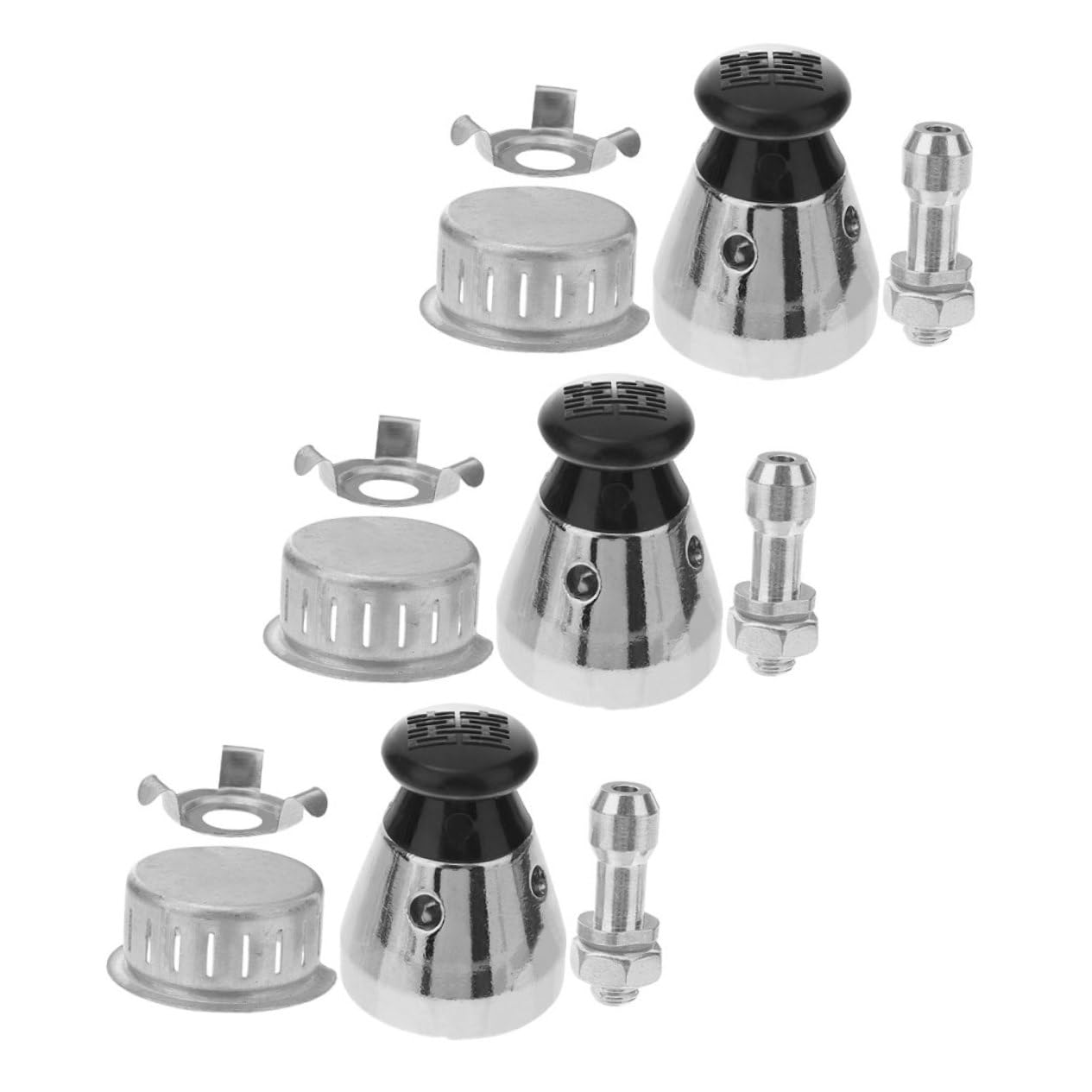 Alipis 12ensembles Soupapes De Décharge pour Autocuiseur Kit Complet De Remplacement Limiteur Évacuation Obstructions