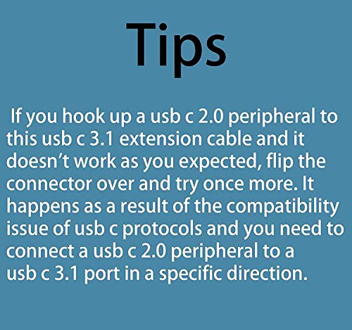 90 Degree Usb C Extension Cable Short (1.6Ft), Right Angle Usb C 3.1 Gen2 Male To Female Adapter, Awnuwuy Usb Type C Extender Cord Compatible With Usb-C Laptop/Monitor/Hub/Docking Station,Oculus Quest #TOP1