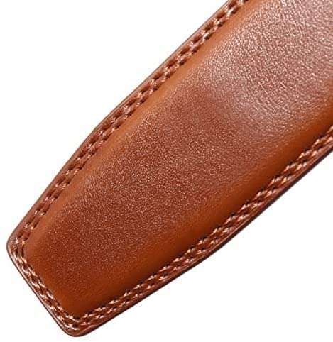 Men's Casual Leather Jeans Belts Classic Work Business Dress Belt with Prong Buckle for Men4