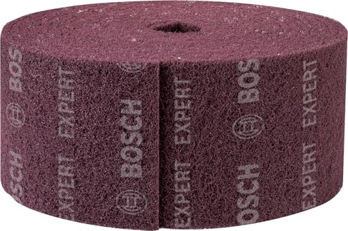 Bosch Accessories Tessuto non tessuto in rotolo Expert N880 per Lamiere di acciaio, Larghezza 150 mm, Lunghezza del rotolo m 10 m, Media A, Accessorio Levigatura manuale