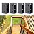 8 Pcs Deck Railing Brackets Connectors, Stainless Steel Deck Railing Bracket 2" x 4" (Actually 1 ½" x 3 ½") with Screws Kit for Stair Fence Railing Handrail Wood Lumber Post (4 Pair Parallel)
