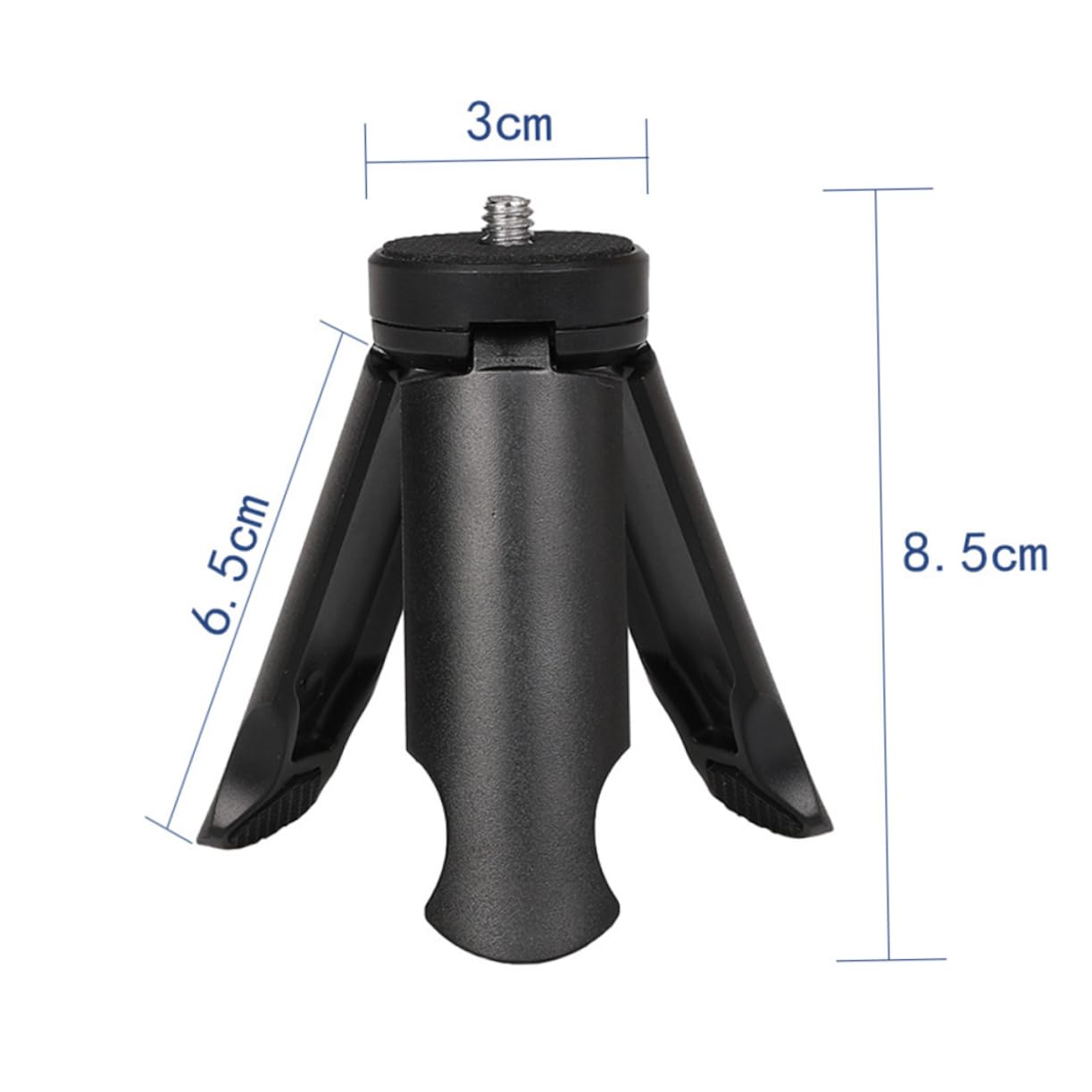 Balacoo Small Tripod for Camera Portable Tripod Stand Non-Slip Base 3/4 Thread for Live Streaming