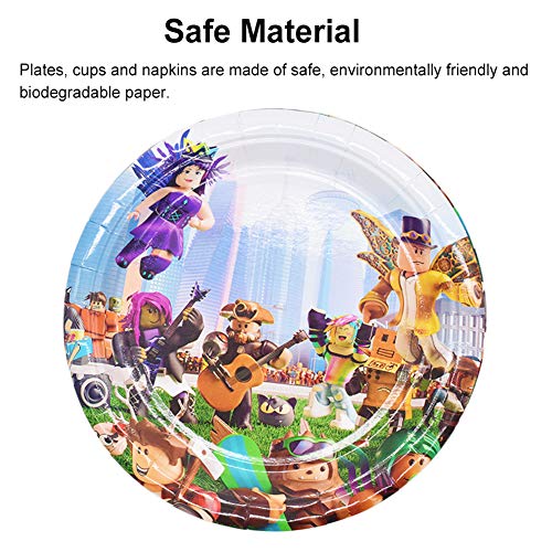 94-delige speelpartyaccessoireset, feestservies, inclusief banner, tafelkleed, borden, kopjes, servetten, hoed, rietjes… - Image 8