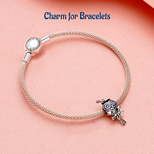 Image of Mothers Day Birthday Number Love Family Friendship Graduation Auntie Grandma Dad Mom Charms for Pandora Bracelets Necklaces, Gifts Women, for Anniversary Valentines Christmas