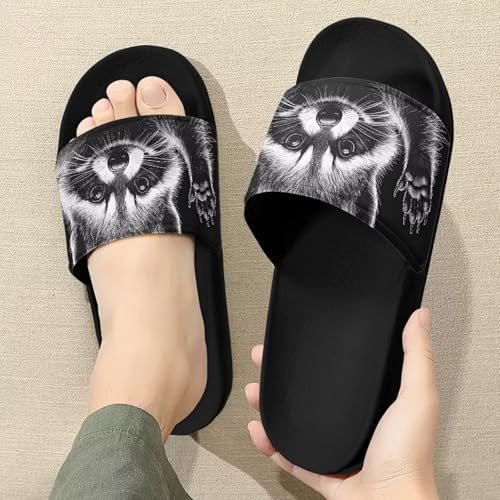 Slippers for Women and Men, Pillow House Slippers Shower Shoes Indoor Slides Bathroom Sandals3