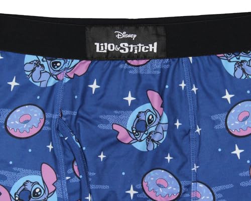 Disney Mens' Lilo and Stitch Donuts Tag-Free Boxers Underwear Boxer Briefs For Adults3