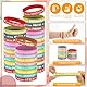 Bomtop 36 Stück Motivationsarmbänder, Bunte Armband Kinder, Kleine Geschenke, Abschiedsgeschenk Schüler, Kinder Geburtstag Gastgeschenke Motivationsgeschenke für Schüler