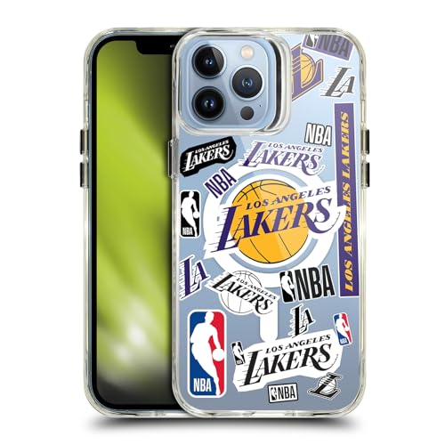 Head Case Designs sous Licence Officielle NBA Impression de Collage d'Autocollants Los Angeles Lakers Étui Antichoc [Qualité Militaire] Compatible avec...