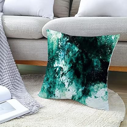 Sofakissen Violett, Dekokissen Winter 40X40cm Polyester Kissenbezüge 1Stück Weltkarte Rot für Stuhl Wohnzimmer Schlafzimmer – Bild 3