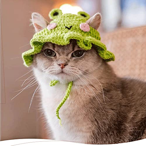 Cat Hat, Pet Cute Halloween Christmas Party Costume Accessories Headwear Comfortable For Puppy Cat Kitten Pet Puppies 11-14" (Cute Style) (Style 2) #TOP4