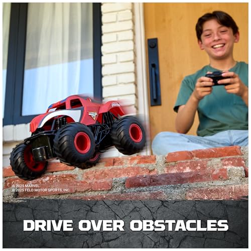 Image of Monster Jam Marvel Spider-Man RC Monster Truck 1:24 Scale Vehicle