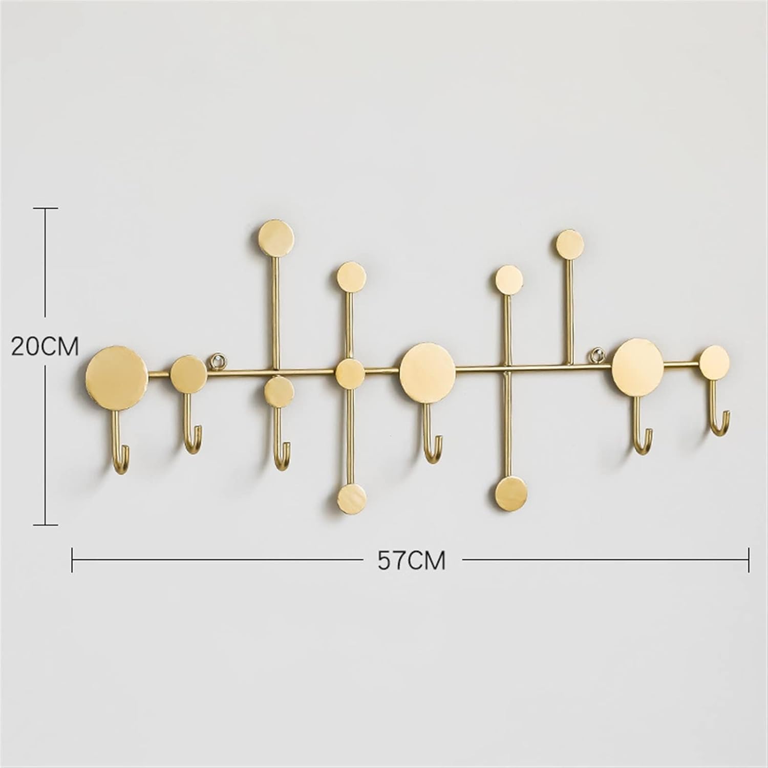 Clothes Hooks Behind The Door Wrought Iron Racks Modern Home Wall Decoration Polka Dot Elements Nordic Style Simple Coat Hook Coat Rack Hook