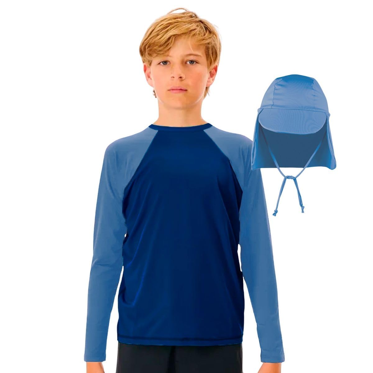 Conjunto Camiseta UV + Boné Infantil Proteção Solar UV Manga Longa Bebê Criança Praia em promoção! Veja a oferta e mais achadinhos de Moda praia infantil 2 Hoje é o melhor dia para comprar Conjunto Camiseta UV + Boné Infantil Proteção Solar UV Manga Longa Bebê Criança Praia com aquele preço maroto! Promoção! Aproveite a oferta! 2