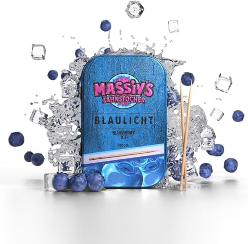 Massiv's Zahnstocher - Zahnstocher mit Geschmack – BLAULICHT...