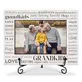 AWDSTN Wooden Photo Frame Mothers Day Grandma Gifts from Grandkids, Wooden Photo Frame with Iron Stand for Tabletop or Desktop Display, Home Table Decoration (4x6 Horizontal Photo) - 14
