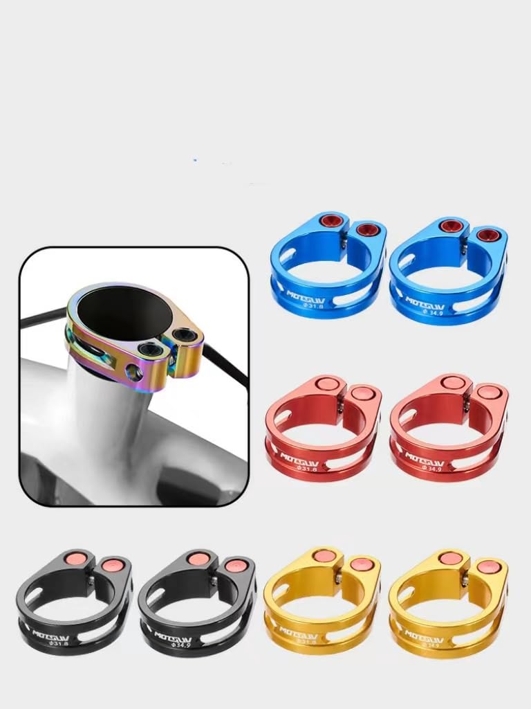 Lowrider Alloy Seat Post Clamp Outer Diameter 25.4 QR Chrome.