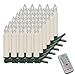 Produktbild MCTECH 30er Warmweiß Weinachten LED Kerzen Kabellose Weihnachtsbeleuchtung Flammenlose Lichterkette Kerzen Weihnachtskerzen für Weihnachtsbaum, Weihnachtsdeko, Hochzeitsdeko, Party, Feiertag