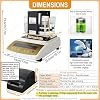 Gold Purity Tester Machine, Gold K Value Tester, Silver Testing Kit, Silver Density Meter, Precious Metals Testing Machine Precious Metal Analyzer, Golds Purity Test Machines(NoPrinter,XF1203K)