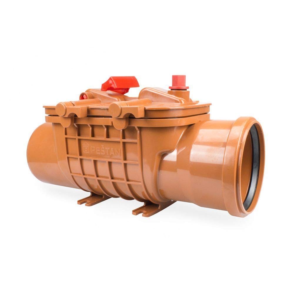 Airfit Rückstauverschluss DN110 mit Handverschluss Airfit Rückstauverschluss DN110 mit Handverschluss