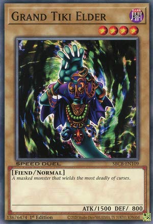 Yu-Gi-Oh! card - GRAND TIKI ELDER 英語版 Amazon.com: Grand Tiki Elder - SBCB-EN109 - Common - 1st Edition