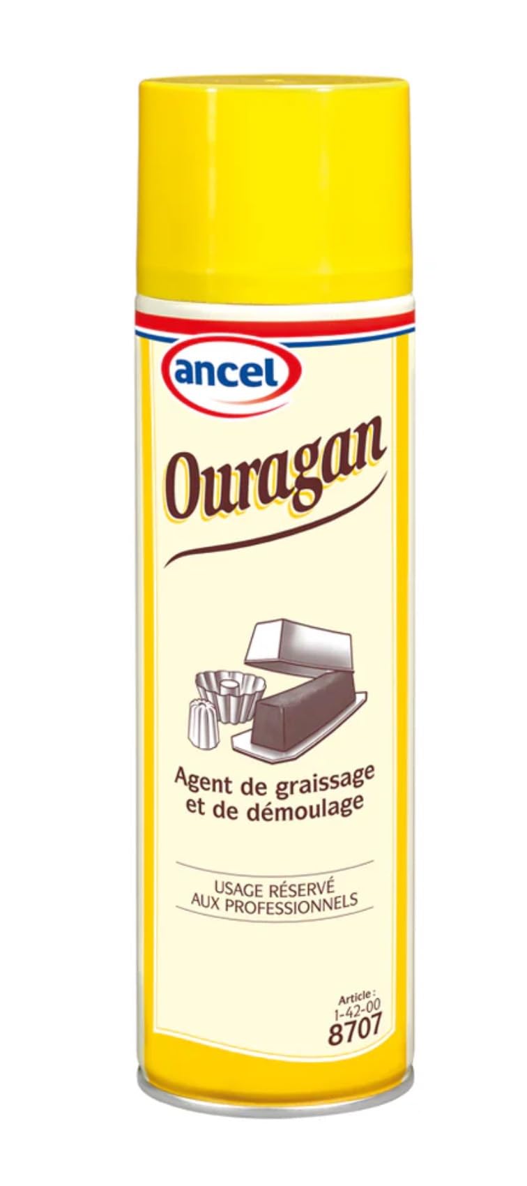 Agent de Graissage et de Démoulage Ouragan ANCEL 500ml/Bombe