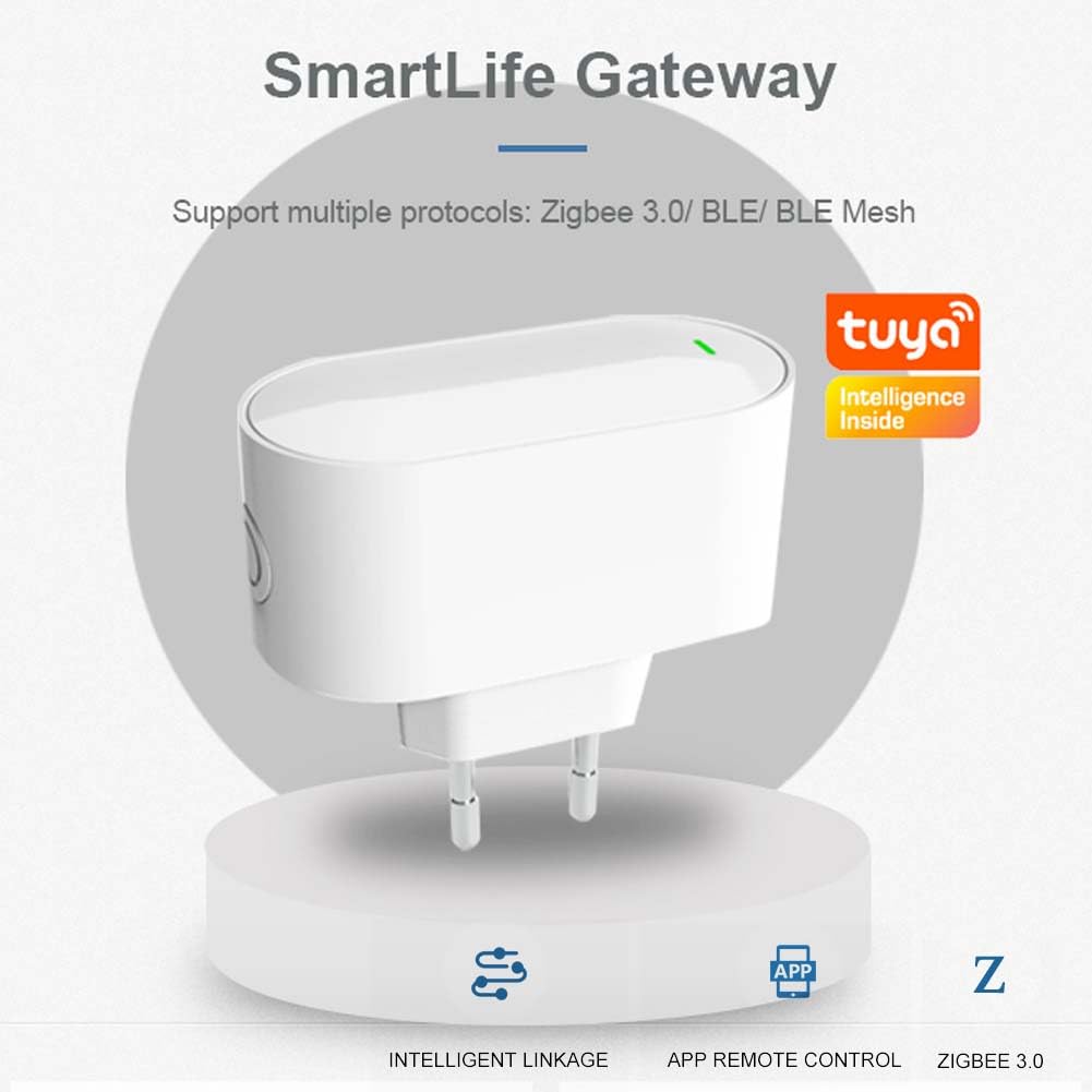 Tuya Zigbee Intelligent Gateway Home Linkage Equipment Intelligentes Verknüpfungssystem Home Automation Device unterstützt DREI große Protokolle mit