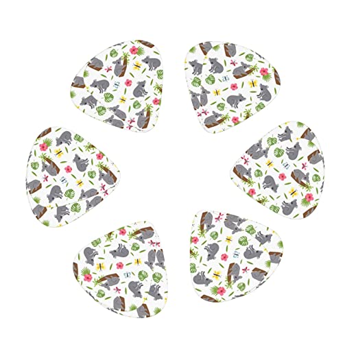 Lot de 12 médiators fins et épais pour guitares acoustiques électriques et acoustiques Motif koala sauvage australien - Les Beatles, Paul McCartney, John Lennon, RIngo Starr, George Harrison Lot de 12 médiators fins et épais pour guitares acoustiques électriques et acoustiques Motif koala sauvage australien – Image 3