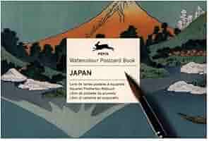 Japan Watercolour Postcard Book: Pepin van Roojen