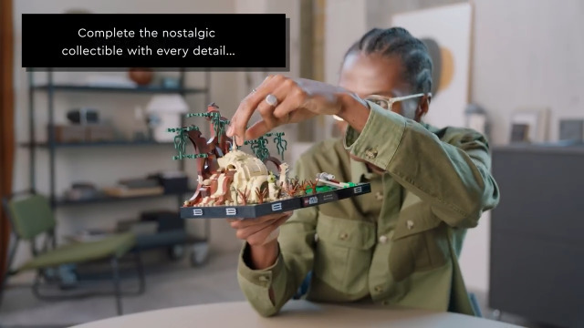 Amazon.com: LEGO 樂高Star Wars Dagobah Jedi Training Diorama 75330