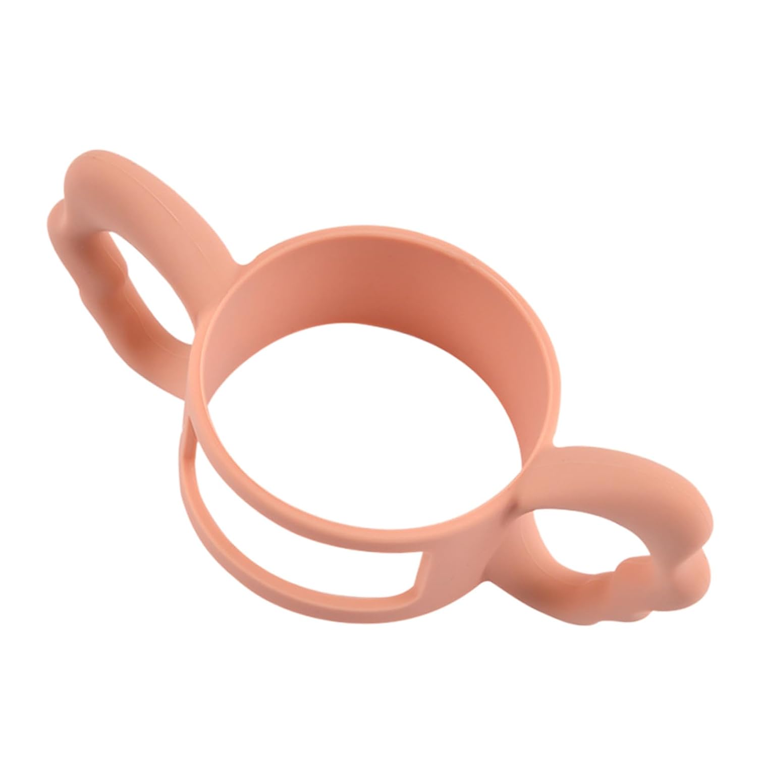 Yardwe Silicone Bottle Handle for Milk Bottles Portable Pink Silicone Handle Accessory Comfortable to Hold Feeding Assistance