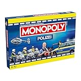 Winning Moves Monopoly Polizei Edition - Monopoly Spiel für Fans - Familienspiele Strategie Brettspiele Polizei - 2+ Spieler ab 8+ Jahren - Deutsch